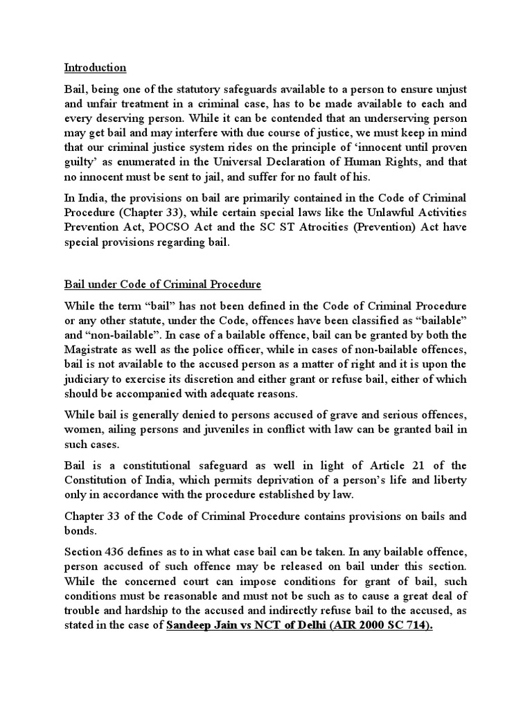 Bail Cancellation in Rasiklal Case | PDF | Finance & Money Management