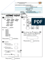 Evaluacion de Formativa - Matematica 2°