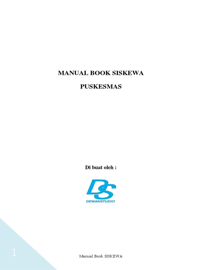SIMKESWAManual Book Puskesmas PDF
