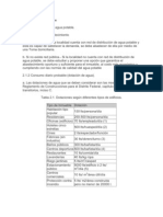 Abastecimiento y almacenamiento de agua potable