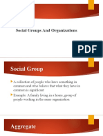 Social Groups