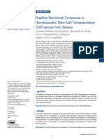 Brazilian Nutritional Consensus in Hematopoietic Stem Cell Transplantation: Graft-versus-host disease
