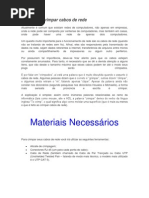 Tutorial: Crimpagem de Cabos RJ45 e RJ11 | PDF | Rede de computadores ...