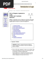 How To Diagram Arguments in Logic Premise and Conclusion Indicators