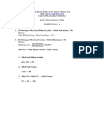 NORMA PENILAIAN Ujian Sekolah PKN Tahun 2020-2021 Paket