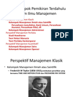 Prespektif Manajemen Klasik