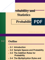 Probability and Statistics Probability: © The Mcgraw-Hill Companies, Inc., 2000