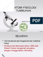 ANATOMI DAN FISIOLOGI SEL TUMBUHAN