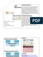 Frecuencia Acumulada y Relativa