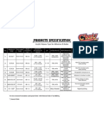 PRODUCTS SPECIFICATION Acrylic