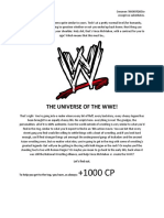 The Universe of The Wwe!: Let's Find Out