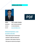 Curriculum Vitae: Name: Raju Kumar Prasad