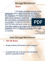 Data Storage Mechanism