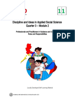 Discipline and Ideas in Applied Social Science Quarter 3 - Module 2