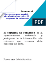 Semana4 - Ppt. Estrat. Escribir Párrafo Desarr.-Esquema de Redaccion