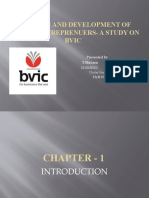 Training and Development of Women Entreprenuers-A Study On Bvic