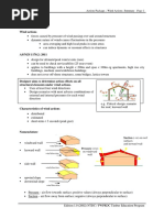 Wind Actions Summary