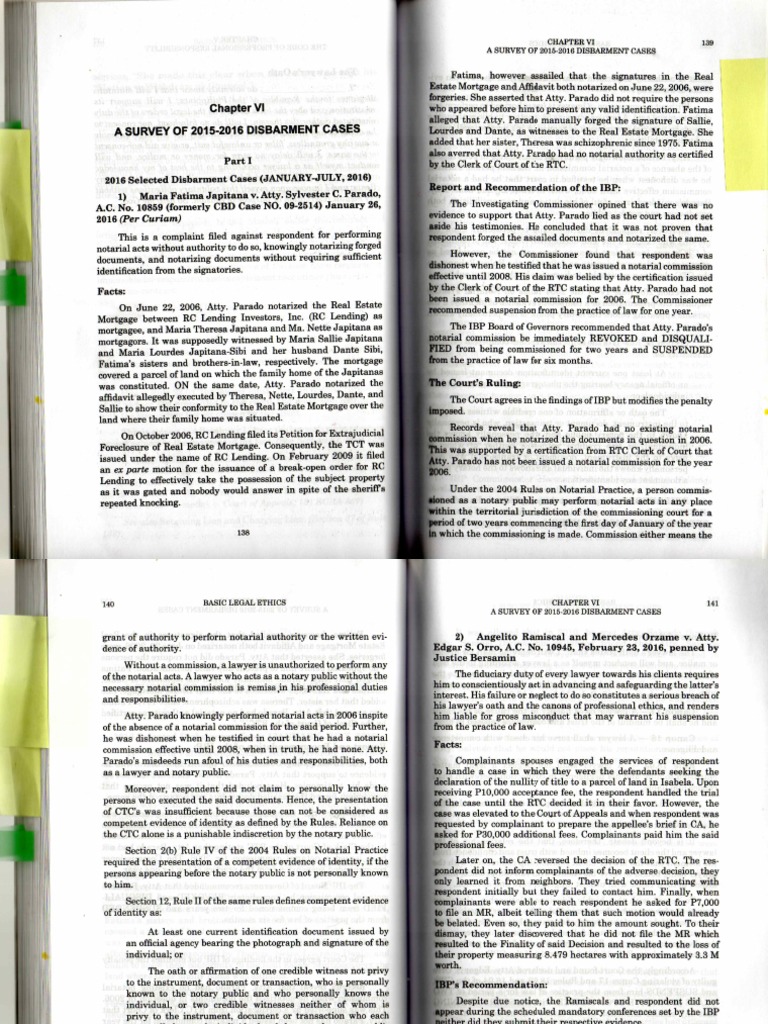 Basic Legal Ethics Chapter 6 | PDF