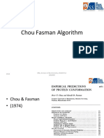 Chou Fasman Algorithm