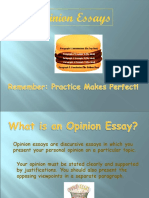 Opinion Essay Presentation