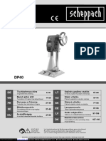 Notice perceuse à colonne dp40
