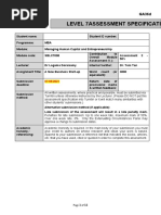 Level 7assessment Specification