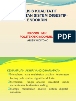 Analisis Kualitatif Sistem Digestif