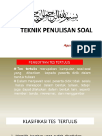 Penyusunan Soal