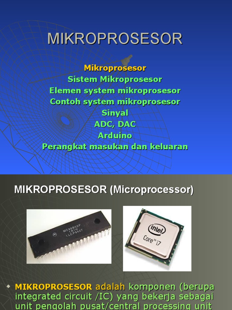 Sistem dan Contoh Mikroprosesor | PDF