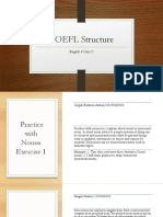 TOEFL Structure: English 4 Class C