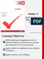 Audit Sampling For Tests of Details of Balances