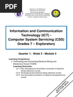 Information and Communication Technology (ICT) - Computer System Servicing (CSS) Grades 7 - Exploratory