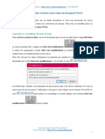 Utiliser Le Mode Revision Suivi Dans Un Document Word