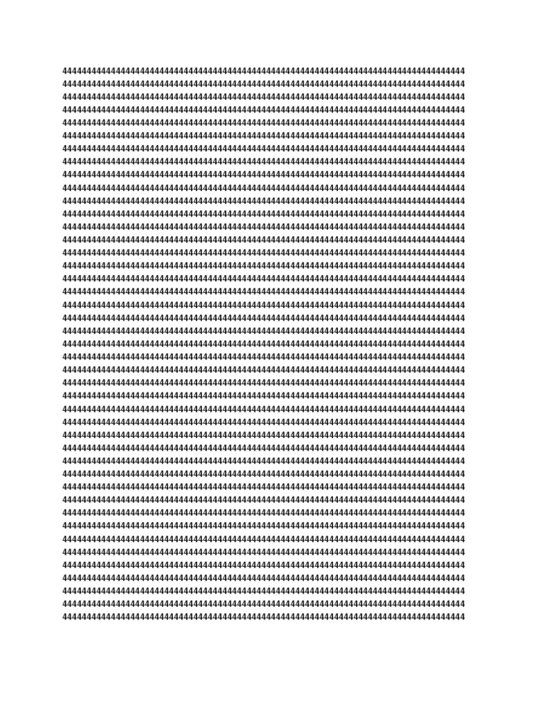 Number 4 | PDF