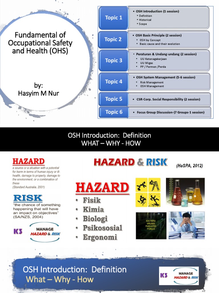 Occupational Safety and Health Overview | PDF | Hazards | Occupational ...