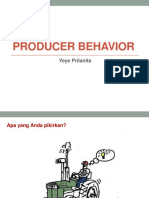Producer Behavior