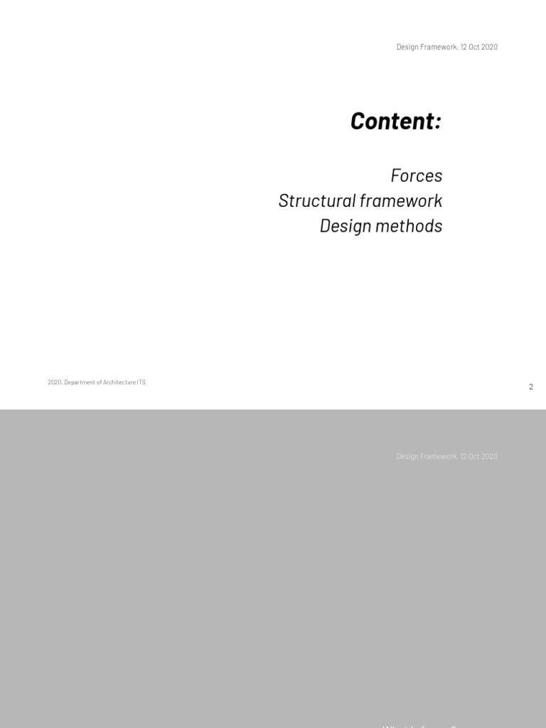 Design Framework Overview and Methods | PDF