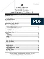 Elemec3: Console User Manual - Version 2.0