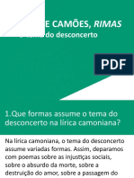 Luís de Camões, Rimas: O Tema Do Desconcerto