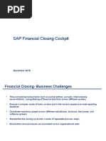 SAP Financial Closing Cockpit: November 2015