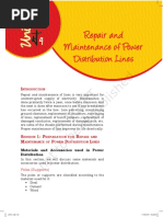 Repair and Maintenance of Power Distribution Lines