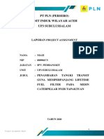 Meningkatkan kualitas penambahan tangki transit untuk memperpanjang lifetime filter bahan bakar mesin Caterpillar 3512B