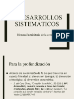 6b. Dimensión Trinitaria de La Creación