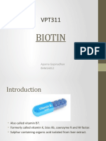 Biotin: Aparna Gopinadhan BVM14012