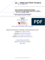 Otolaryngology - Head and Neck Surgery: Practical Guide To Choosing An Appropriate Data Display