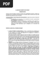 El Enfoque Genetico de Piaget