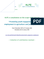 HLPE Youth Engagement Employment Scope PROCEEDINGS