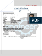 Mechanical Engineer CV