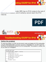 Troubleshoot EIGRP and MP-BGP for IPv6