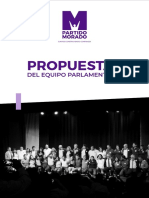 Propuestas Del Equipo Parlamentario Morado